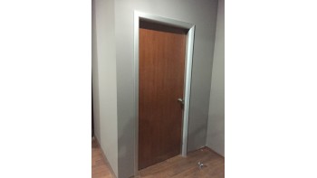 alüminyum kasalı ahşap kapı